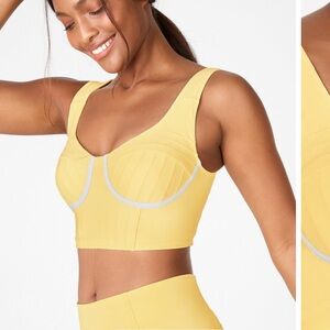 Fabletics Yellow Sports Bra